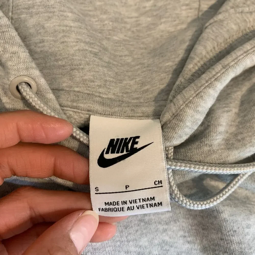 Dartmouth College Hoodie Womens S Small Gray Varsity Fleece Sweatshirt Nike